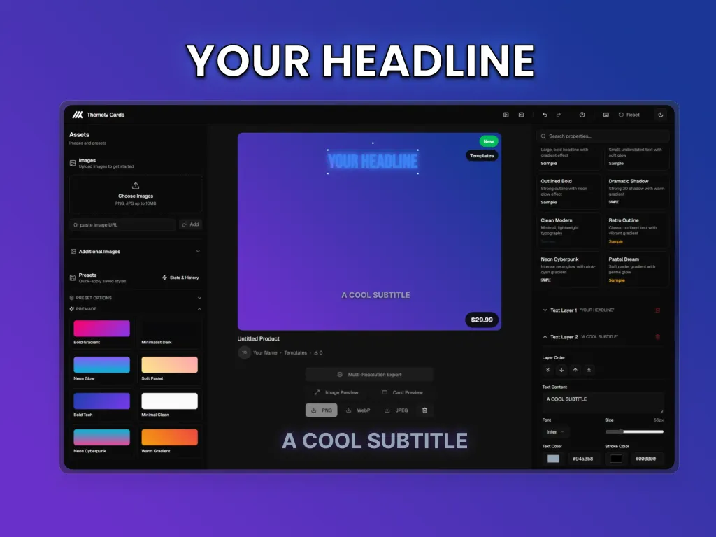 Introducing Themely Cards